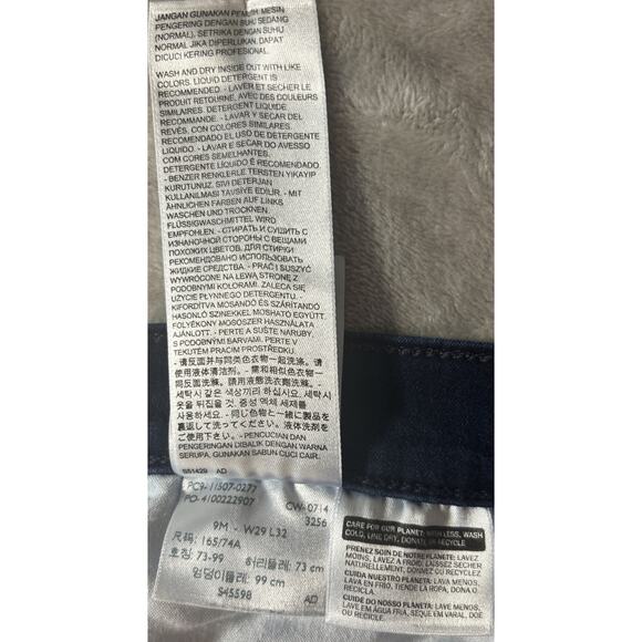 Levi’s Jeans 524 Skinny Leg Women’s Size 9 Dark Wash 29 x 32 - Picture 9 of 9